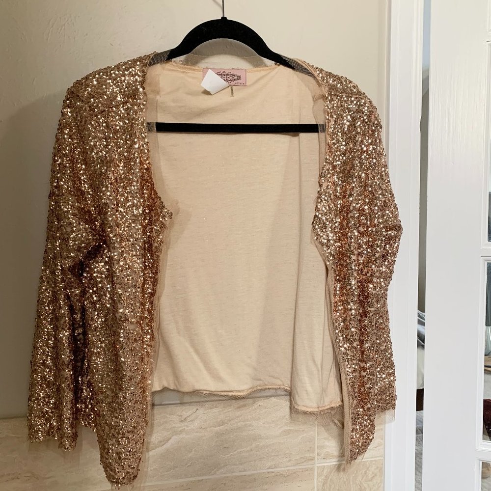 Gold Sequin Jacket